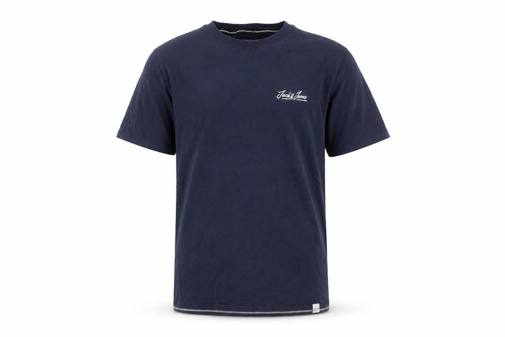 Mens UK Size L JACK & JONES Blue  Cotton T-Shirt