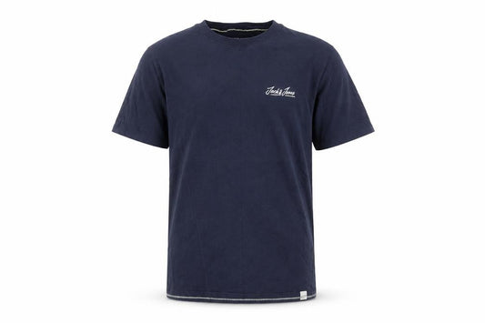 Mens UK Size L JACK & JONES Blue  Cotton T-Shirt