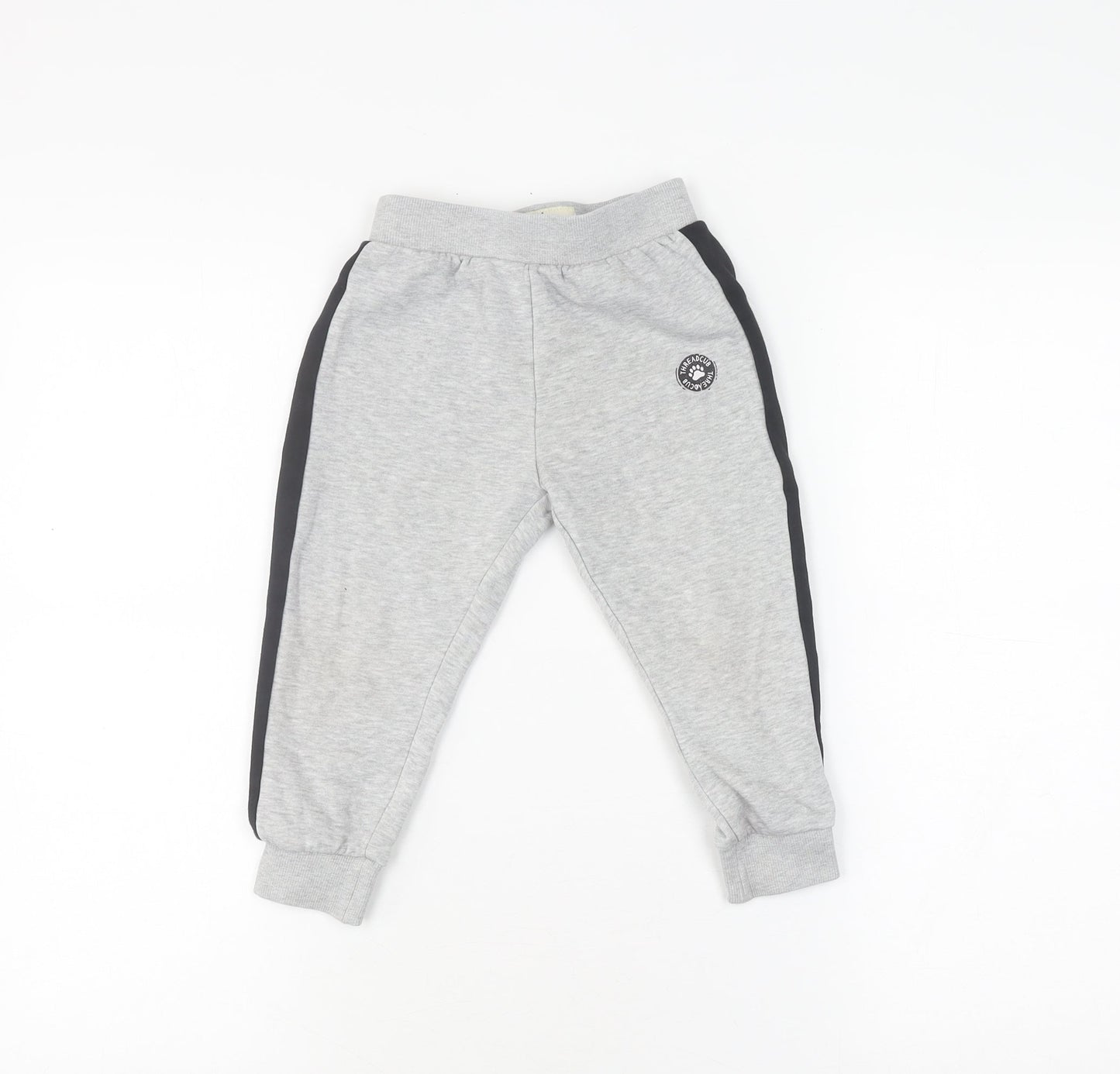 Threadcub Boys Grey Jogger Trousers - 2 Years