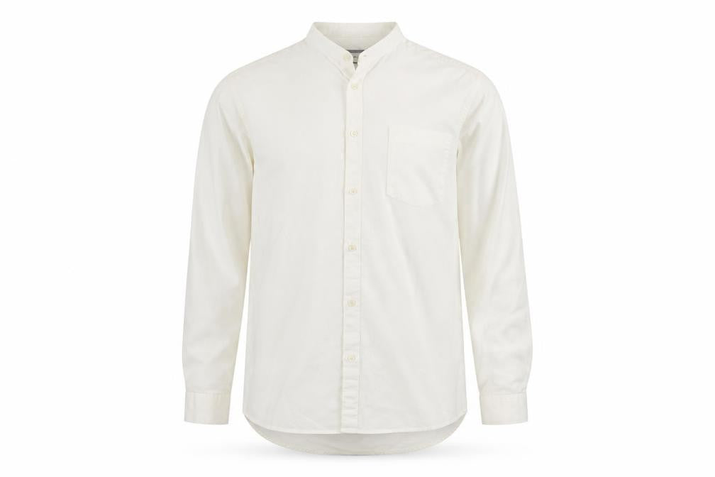 River Island Men's L White Long Sleeve Casual Shirt