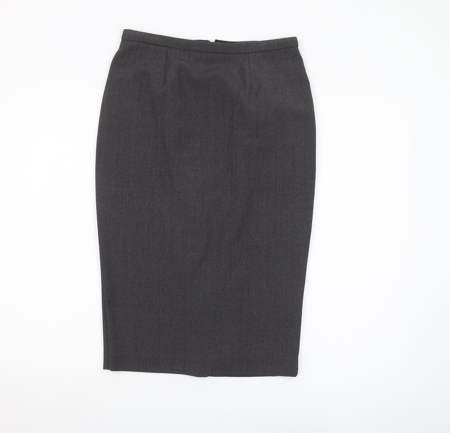 Marks and Spencer Women's Long Grey Pencil Skirt Size 10