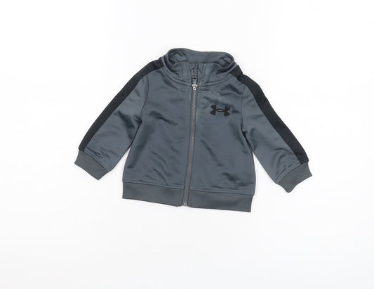 Under Armour Grey Baby Jacket Unisex 0-3 Months