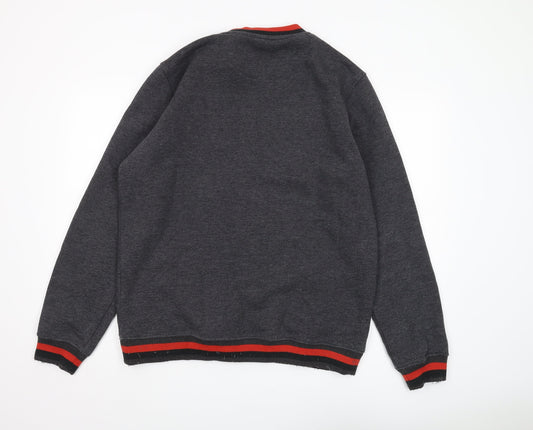 Castore Men's Grey Crew Neck Sweatshirt L