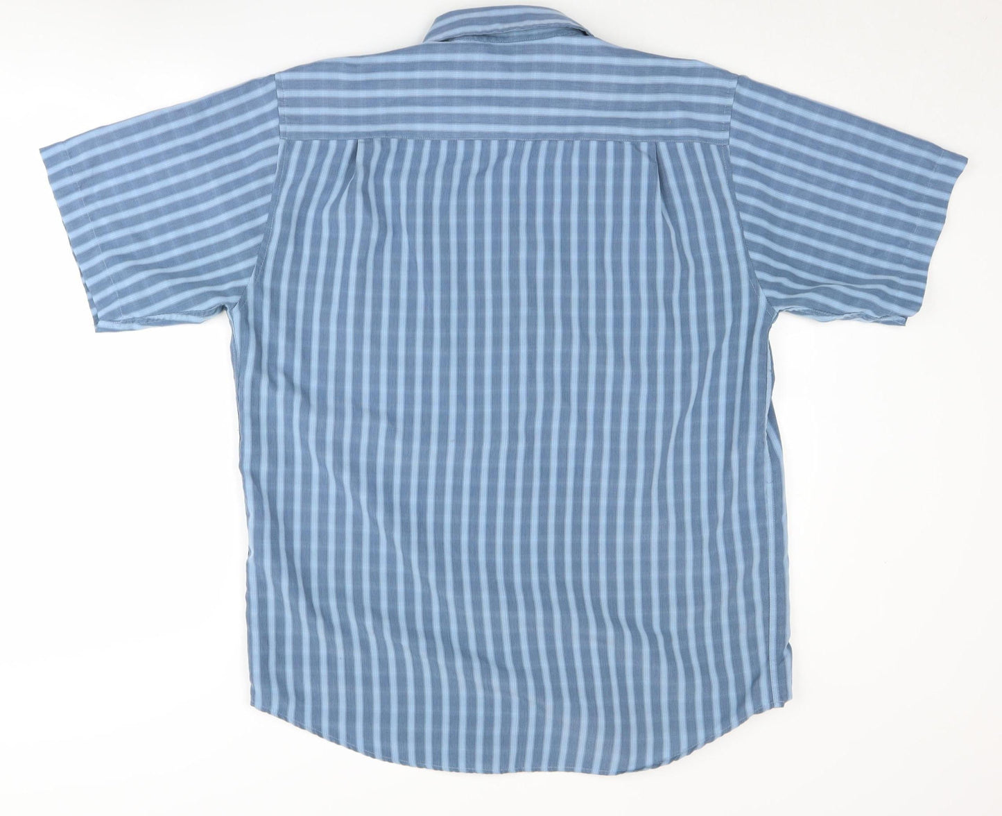 EWM Pure Classics Men's Blue Striped Shirt - Size M