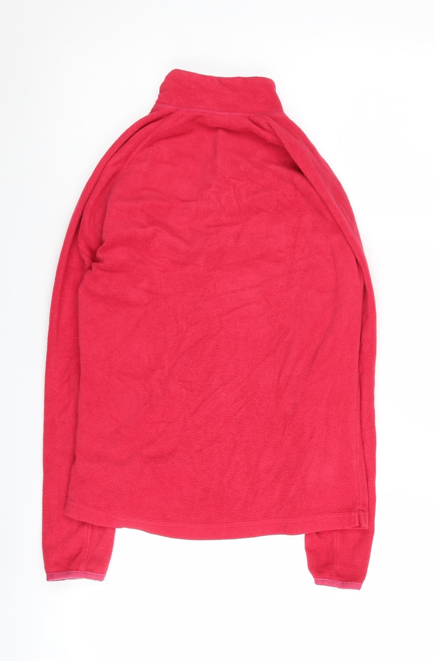 Quechua Women's Red M Fleece Pullover Sweatshirt