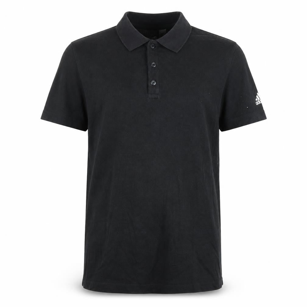 Adidas Men's Black Polo Shirt M - Classic Casual Style
