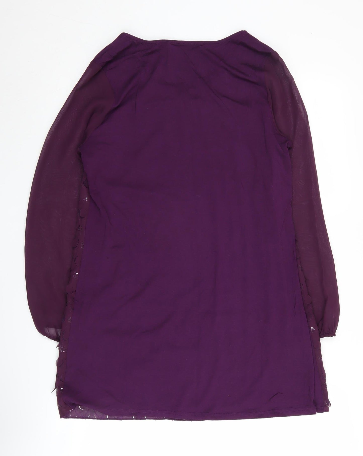 David Emanuel Women’s Purple Tunic Blouse Size 14