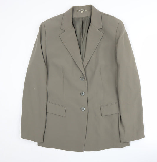 Klass Collection Women's Grey Blazer, Size 16, Business