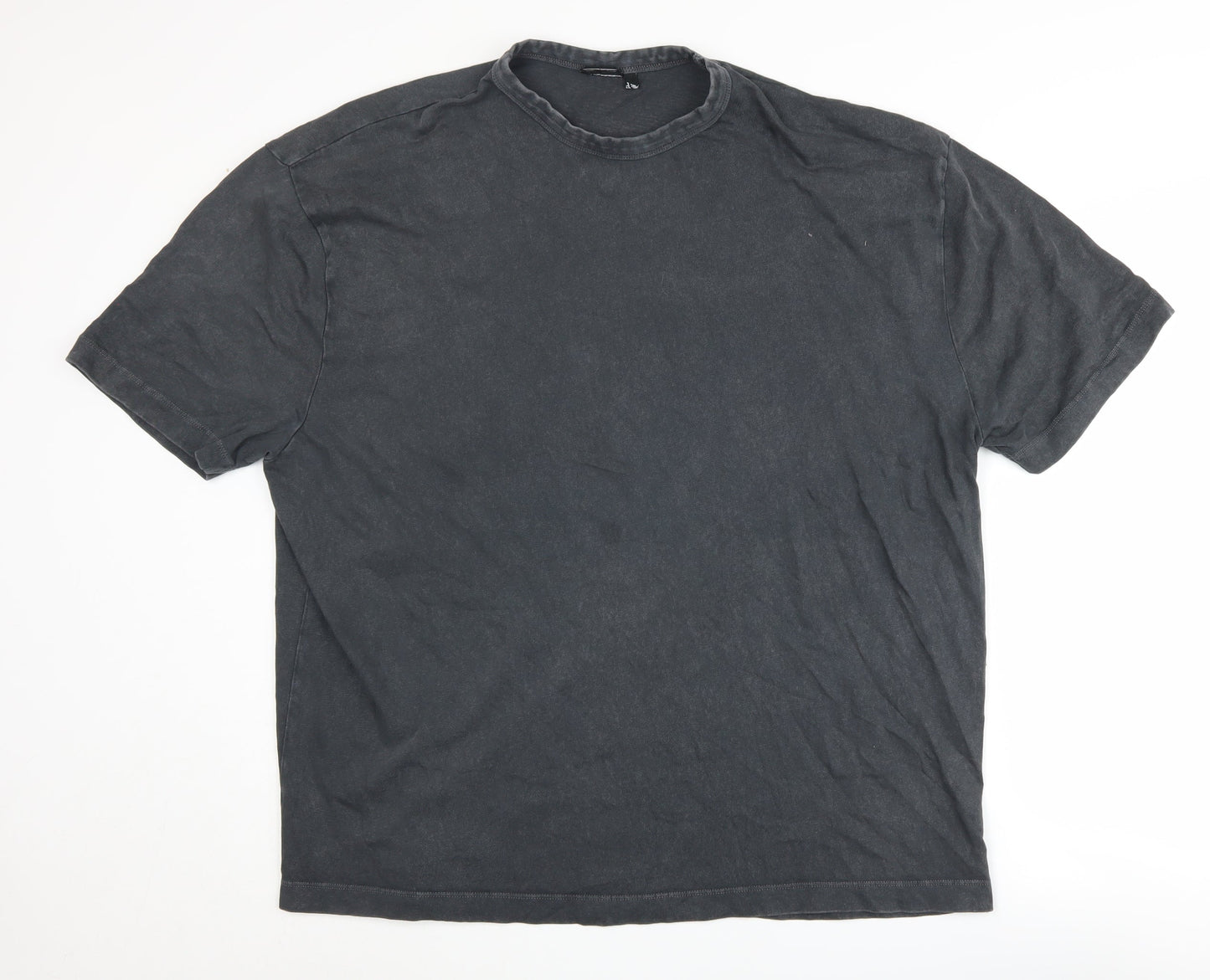 ASOS Men's Black Graphic Tee, Size L, Cotton, Excellent Condition