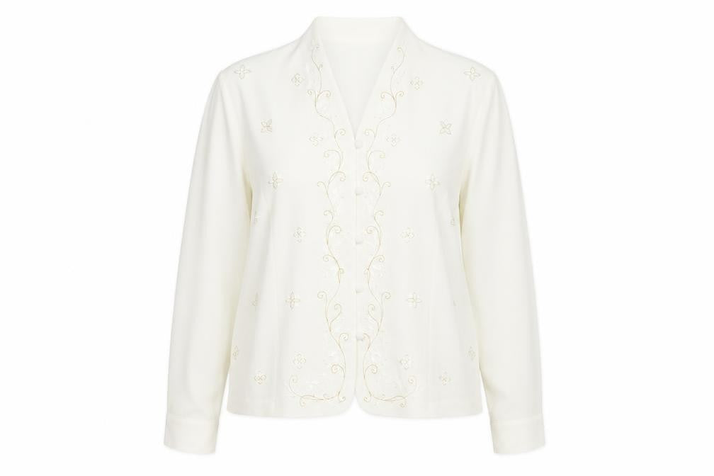 Womens UK Size 16 Eastex Ivory  Blouse