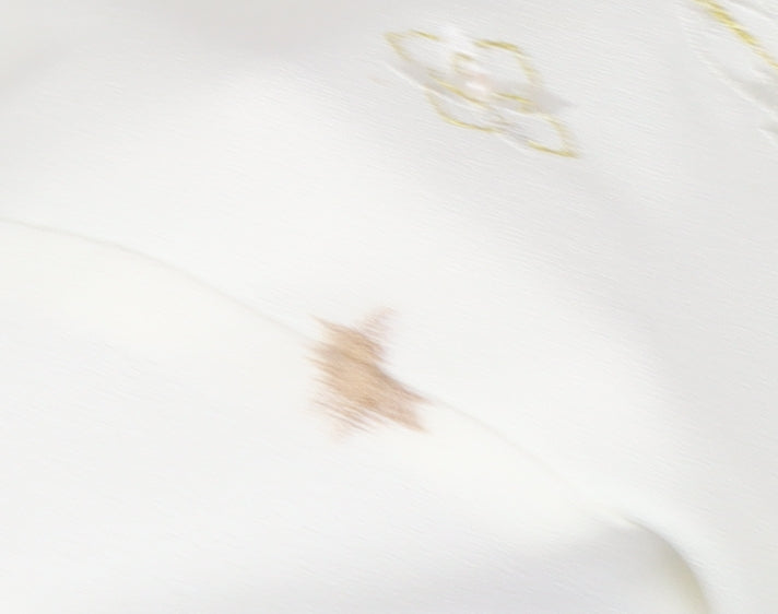 Eastex Women's Embroidered Ivory Blouse, Size 16