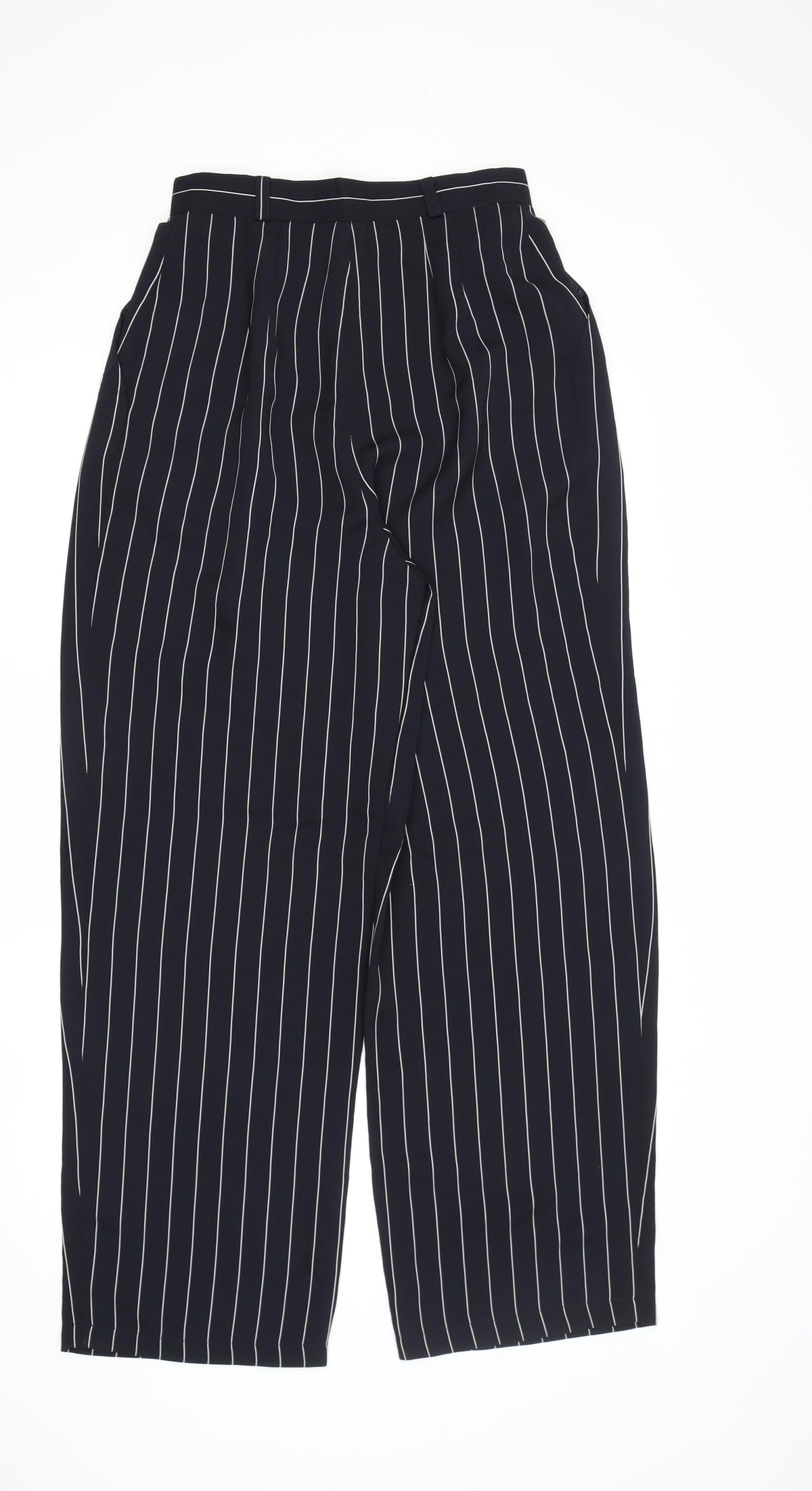 Debenhams Women's Black Striped Trousers, Size 10