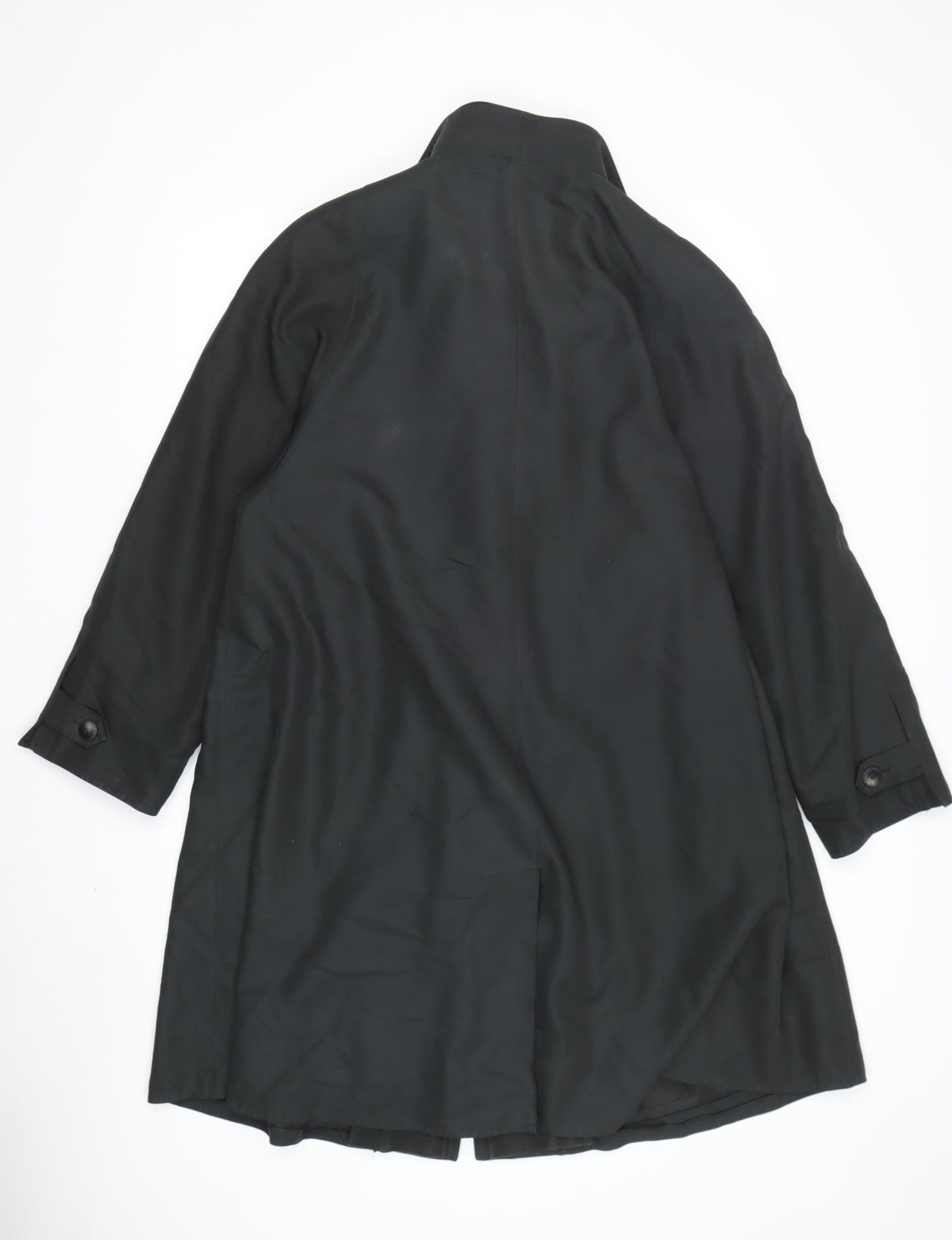 Dannimac Women's Black Long Overcoat, Size S