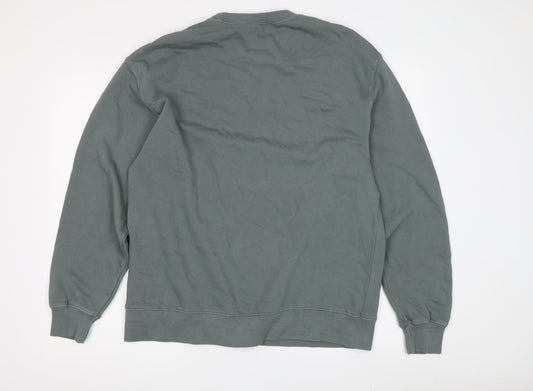 Zara Boys Green Crew Neck Pullover Sweatshirt 13-14 Years