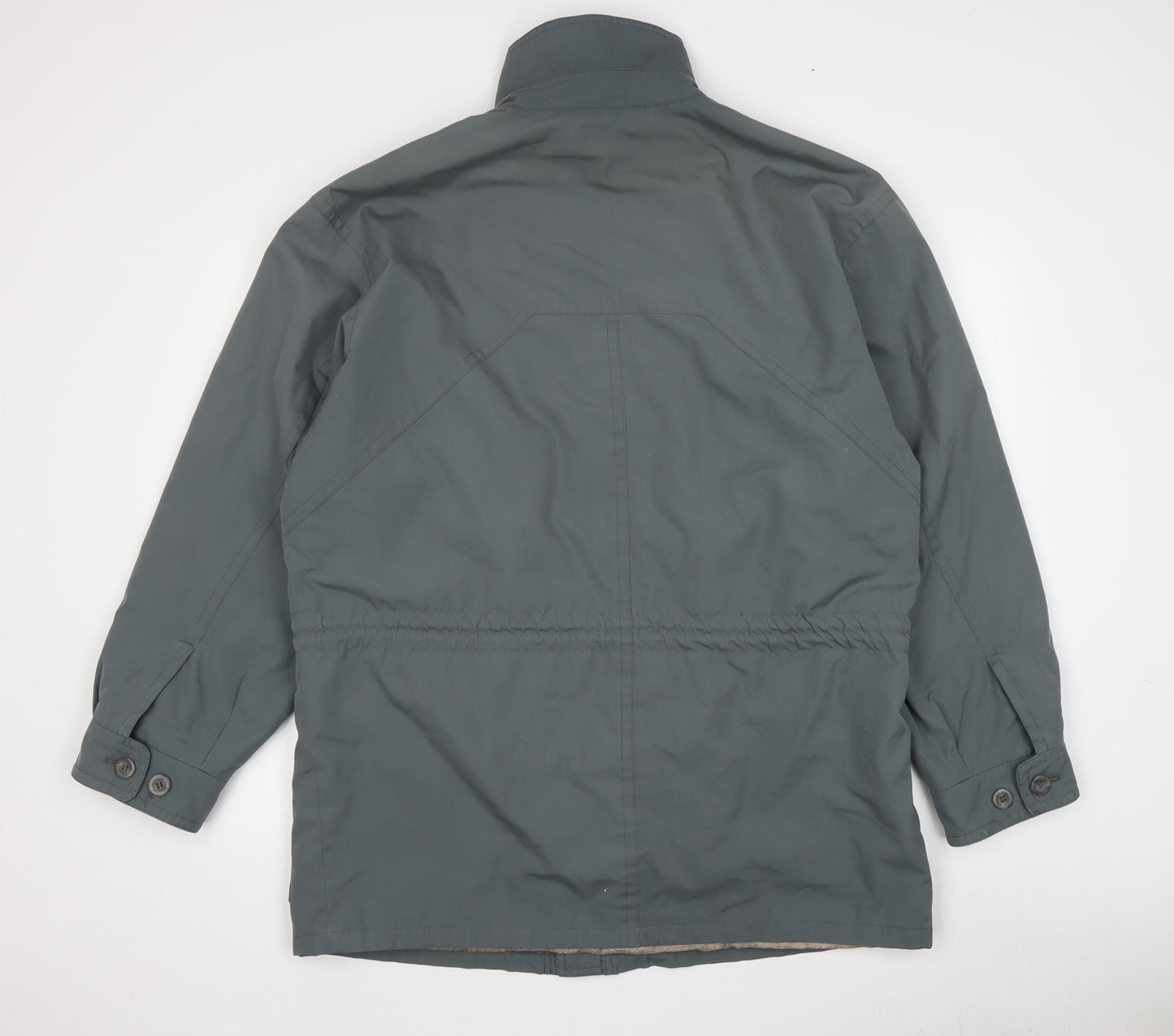 Sportline Men's Grey Cotton Mid-Length Jacket Size 40