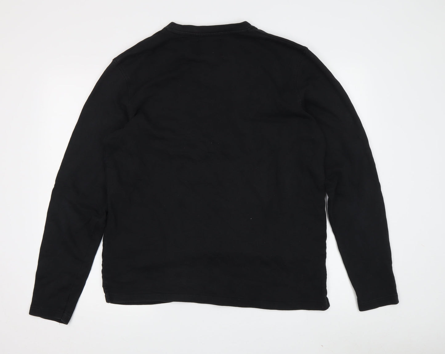 Jack & Jones Men's Black Sweatshirt M Pullover Classic Style