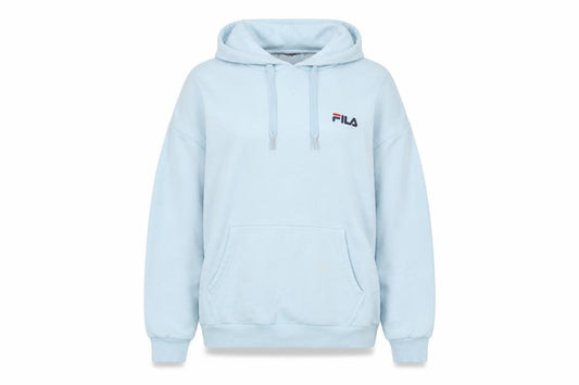 Womens UK S Regular FILA Blue Pullover Hoodie