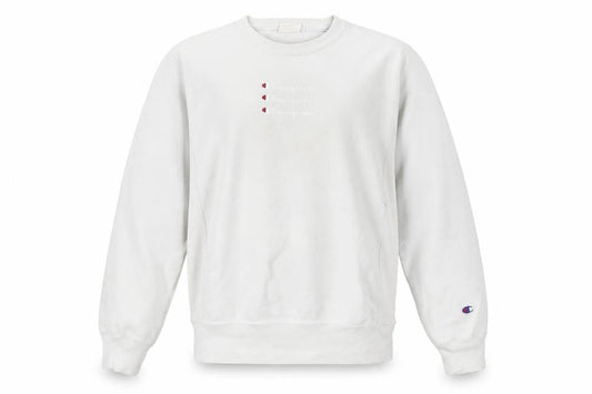 Mens UK S Regular Champion White Pullover Sweatshirt