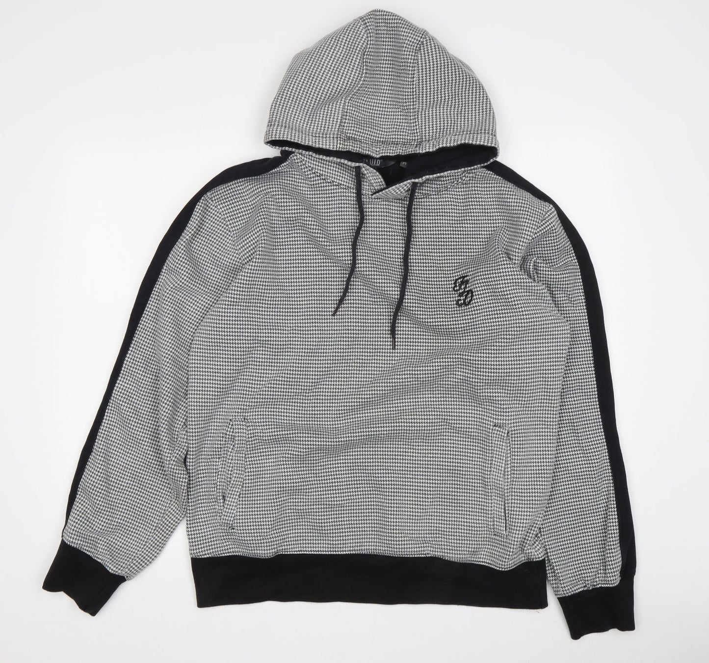 Fluid Men's Black M Pullover Hoodie