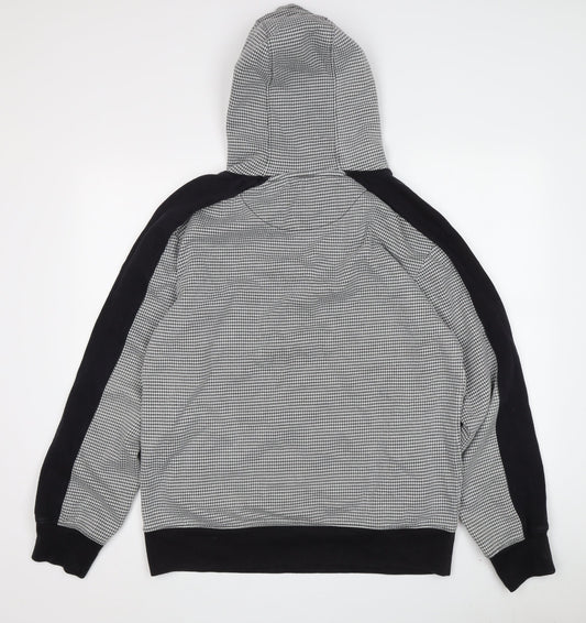 Fluid Men's Black M Pullover Hoodie