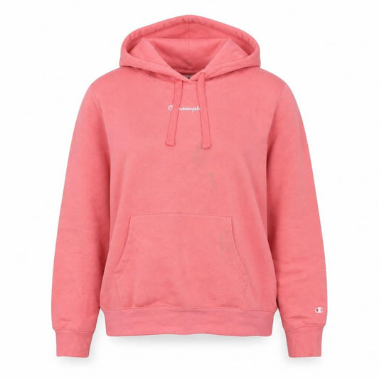 Unisex Adults UK L Regular Champion Pink Pullover Hoodie
