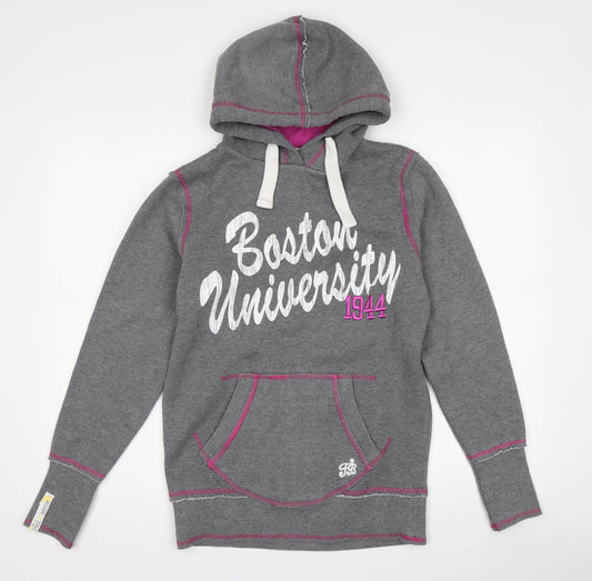 Fred in Boston Women's Grey Pullover Hoodie Size 12