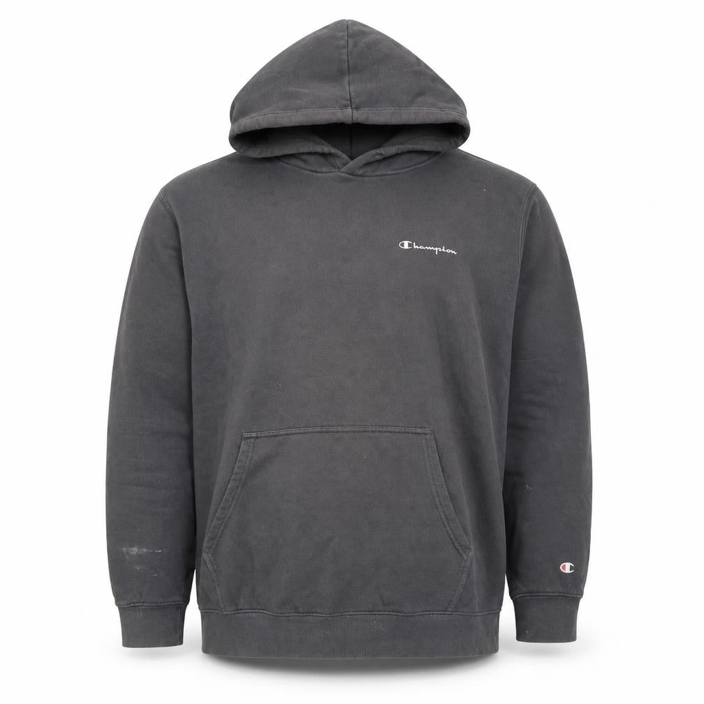 Mens UK 2XL Regular Champion Grey Pullover Hoodie