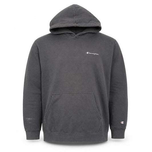 Mens UK 2XL Regular Champion Grey Pullover Hoodie