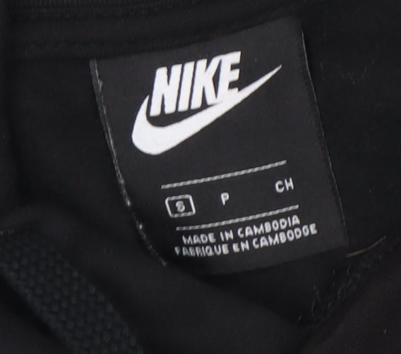 Nike Black Unisex Hoodie S - Sporty Pullover