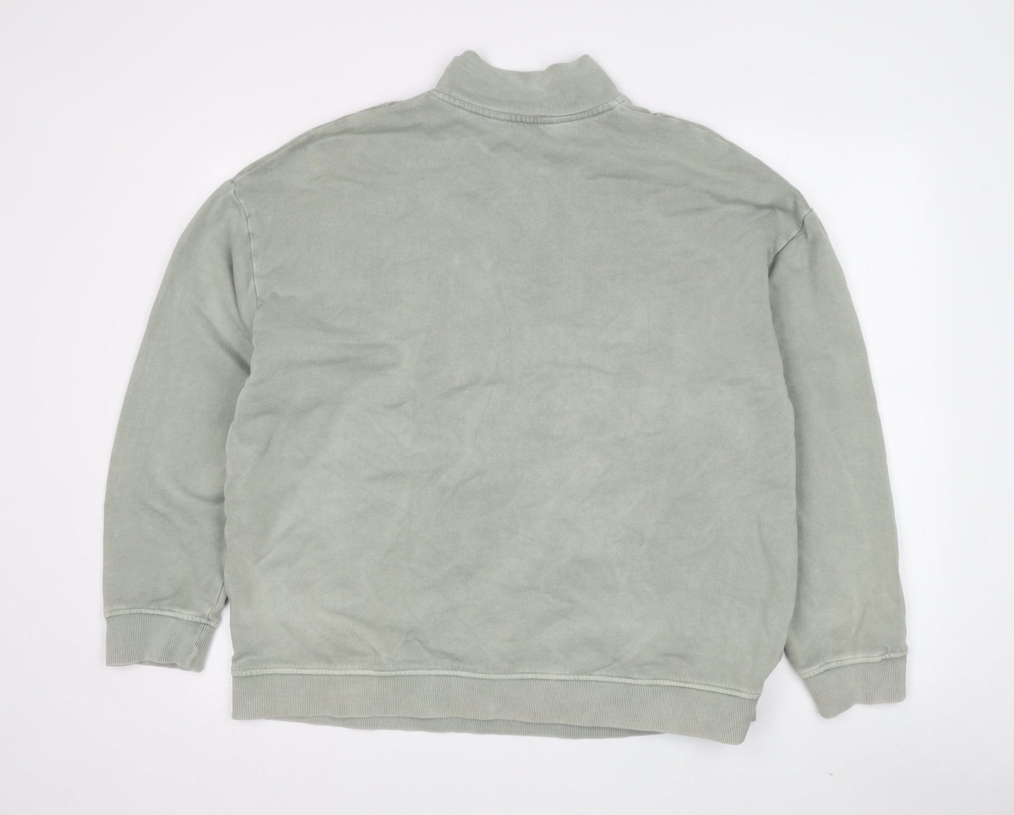Marks and Spencer Women's Green Sweatshirt Size 16