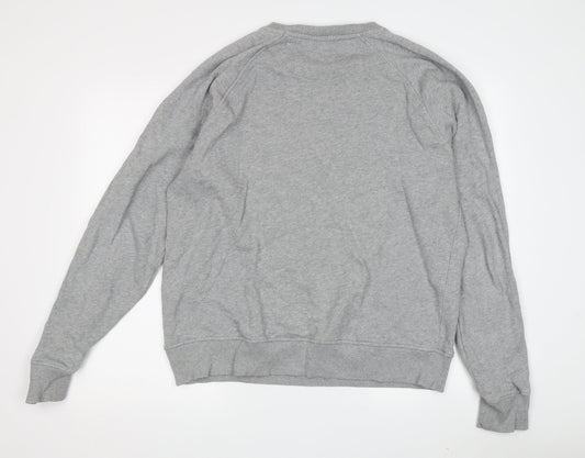 Organicbasics Men's Grey Pullover Sweatshirt, L, Cotton