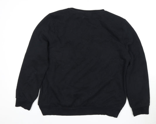 Harry Potter Unisex Black Sweatshirt L Hogwarts