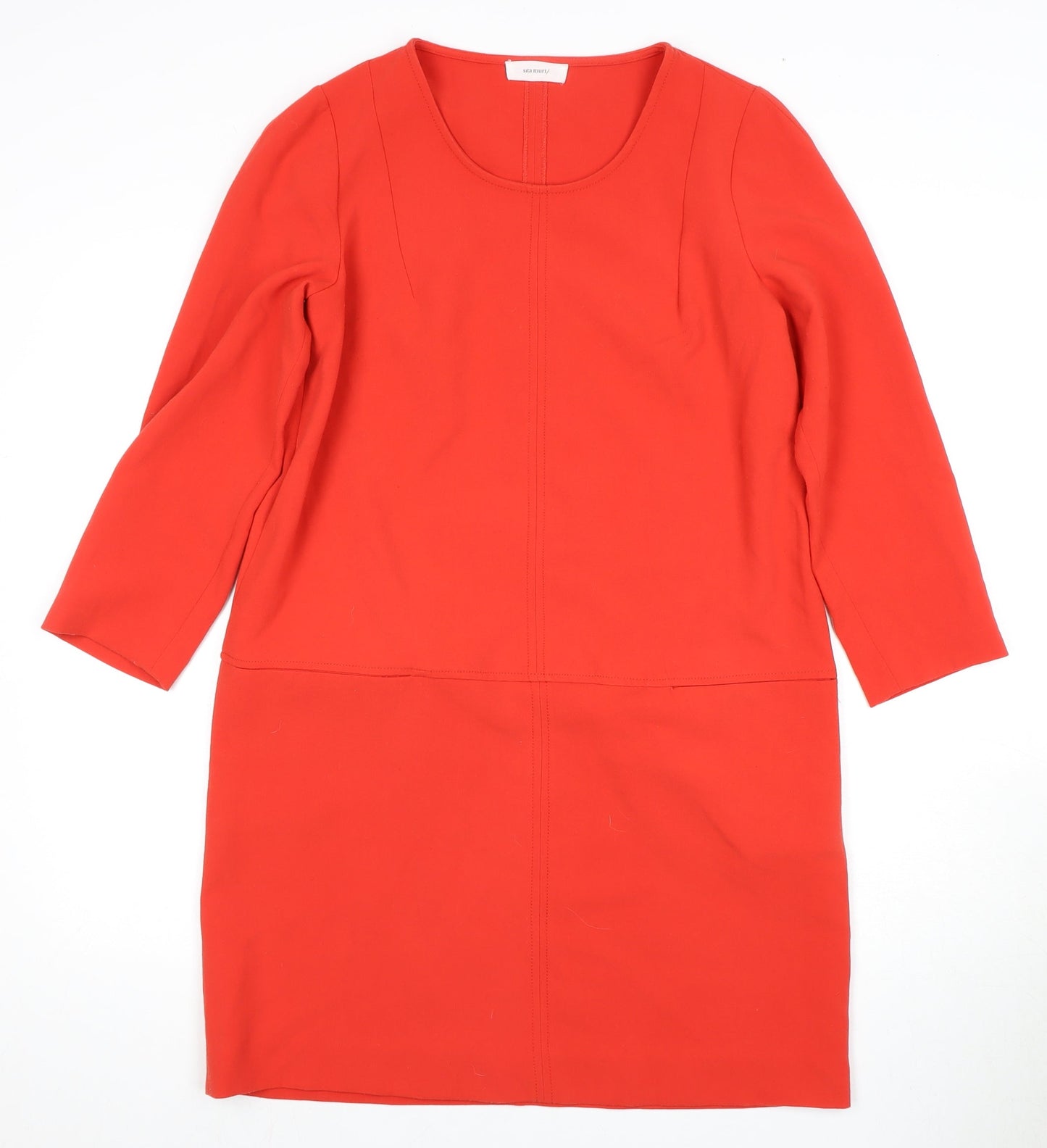 Sita Murt Women's Red Shift Dress, Size 12