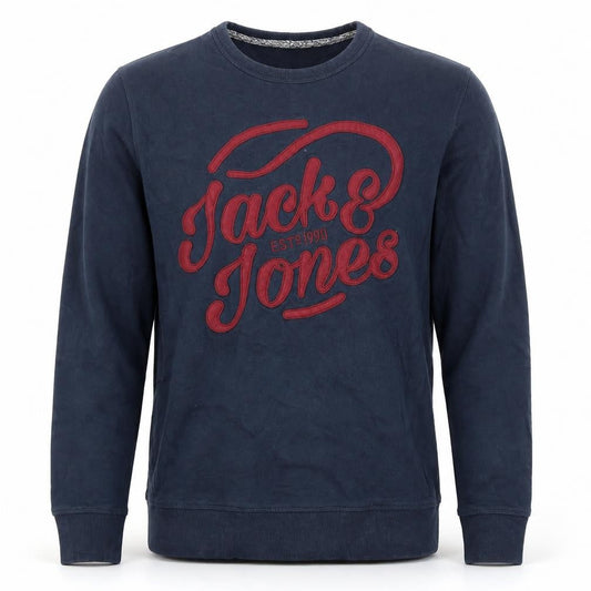 Mens UK M Regular JACK & JONES Blue Pullover Sweatshirt