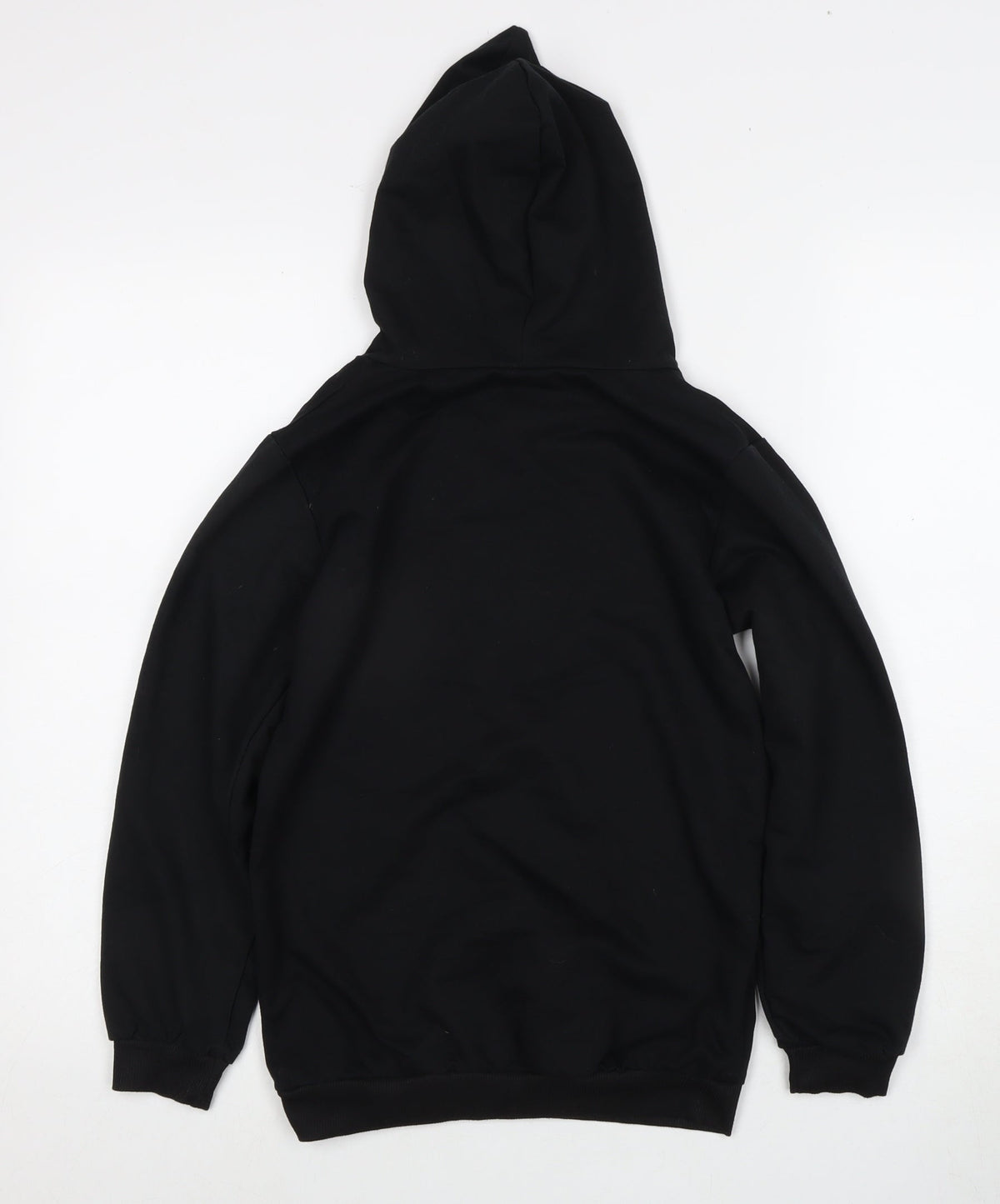 Foanja Boys Black Pullover Hoodie, 12-13 Years, Graphic Print