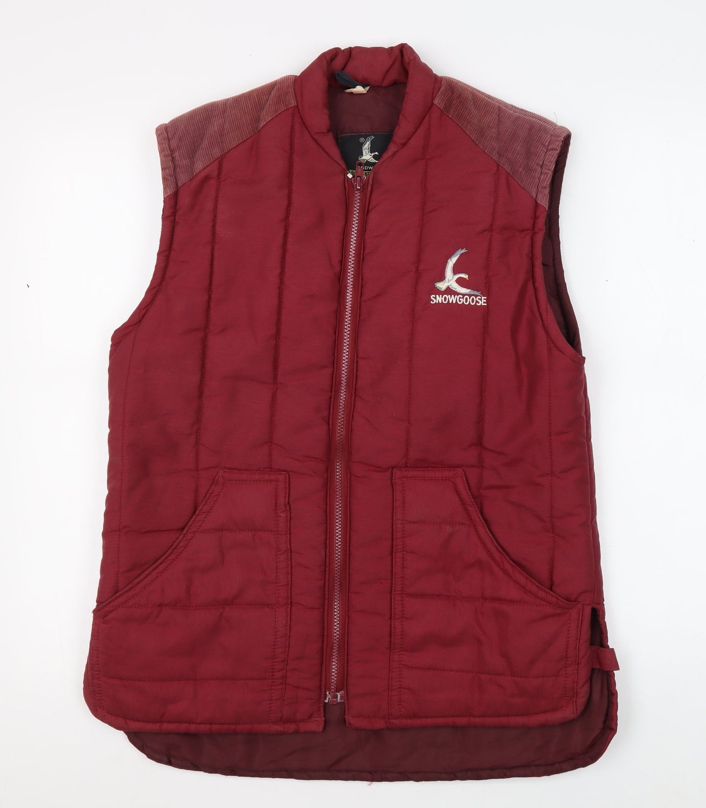 Snowgoose Red Men's Waistcoat S, Lined, Winter Vintage
