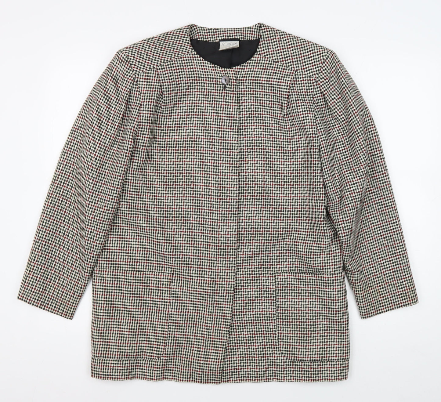 Alexon Women’s Multicoloured Houndstooth Suit Jacket