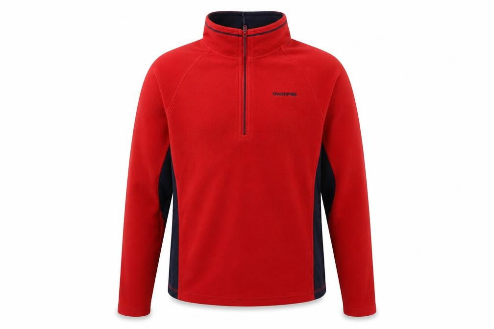 Mens UK S Athletic Craghoppers Red Pullover Sweatshirt