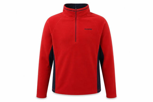 Mens UK S Athletic Craghoppers Red Pullover Sweatshirt