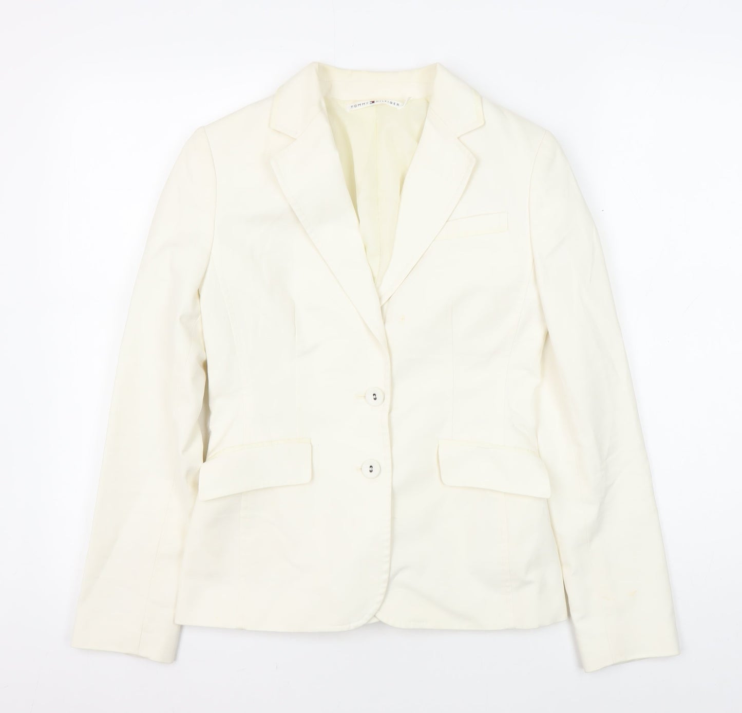Tommy Hilfiger Women's Ivory Suit Jacket Size 8