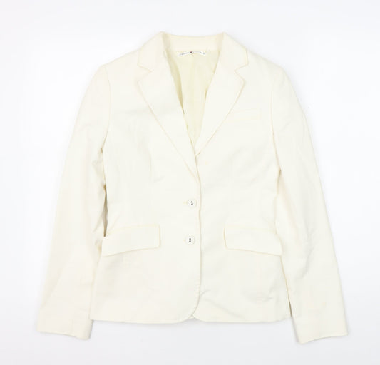 Tommy Hilfiger Women's Ivory Suit Jacket Size 8