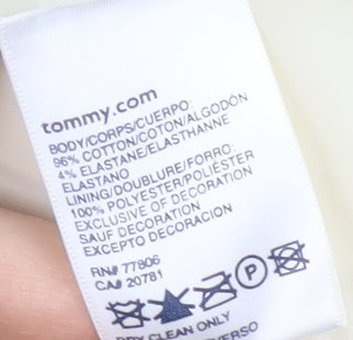 Tommy Hilfiger Women's Ivory Suit Jacket Size 8