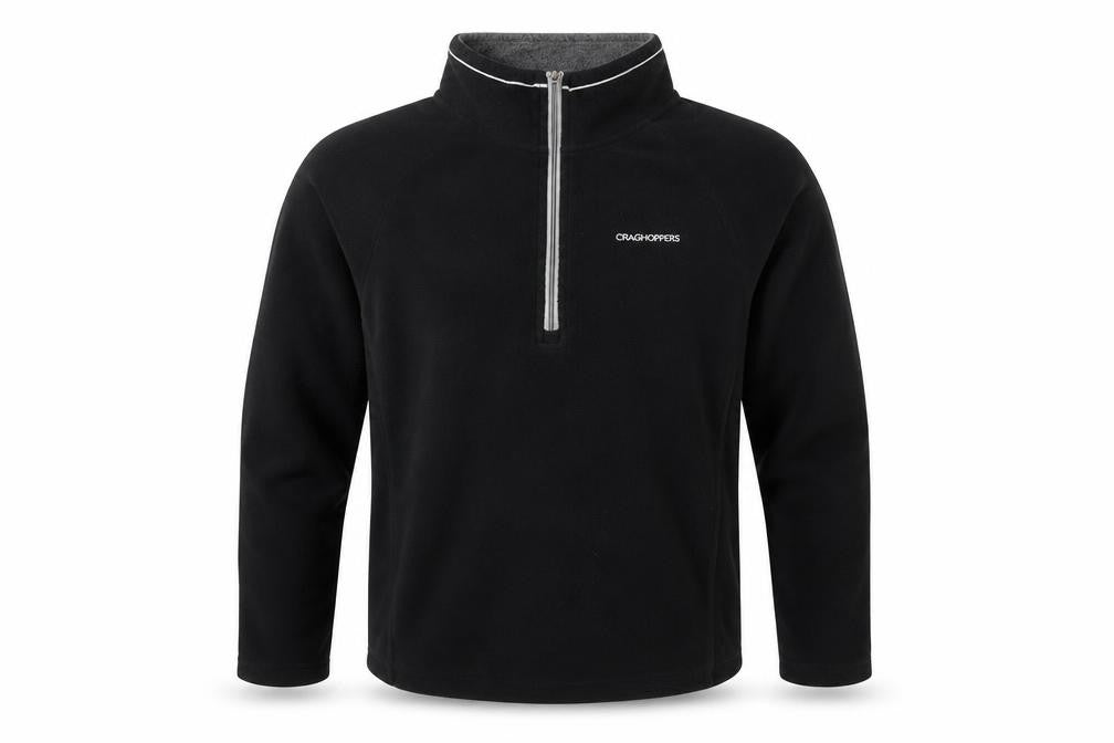 Mens UK S Regular Craghoppers Black Pullover Sweatshirt