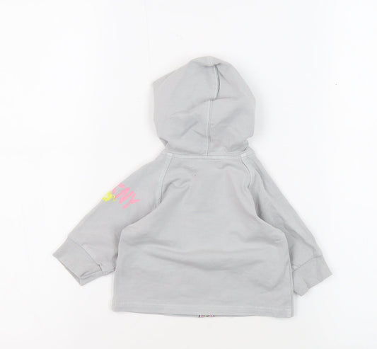 DKNY Unisex Baby Grey Hooded Jacket 0-3 Months