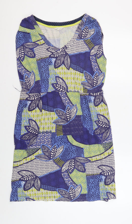 White Stuff Women’s Multicoloured Summer Dress Size 12