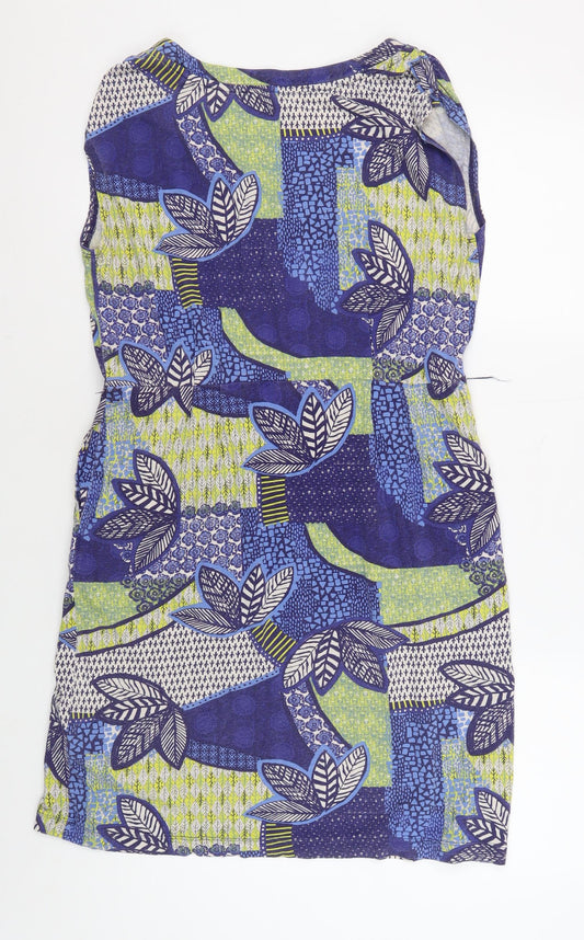 White Stuff Women’s Multicoloured Summer Dress Size 12