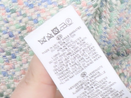 Hobbs Women's Multicoloured Tweed Pencil Skirt Size 10