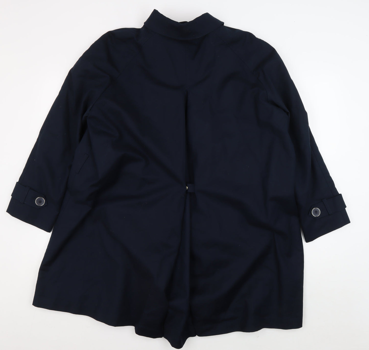 Eastex Women's Blue Trench Coat Size 18, Spring Classic