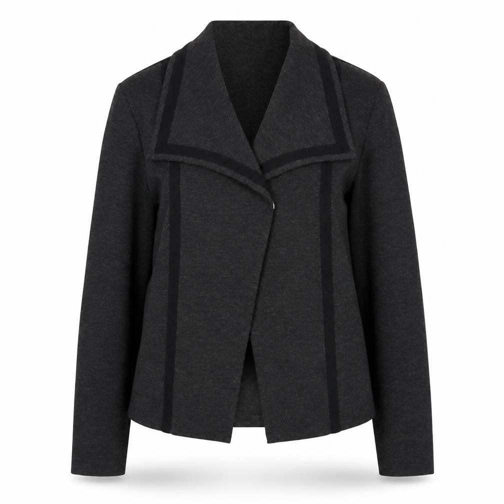 Womens UK Size 14 Regular Laura Ashley Black Polyester Blend Jacket