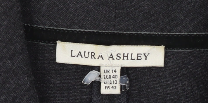 Laura Ashley Women's Black Jacket, Size 14, Regular Fit